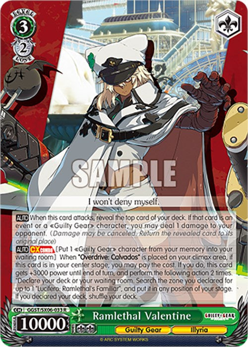 Ramlethal Valentine (GGST/SX06-033 R) - Guilty Gear -Strive-
