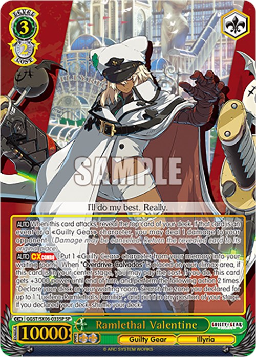 Ramlethal Valentine (SP) (GGST/SX06-033SP SP) - Guilty Gear -Strive-