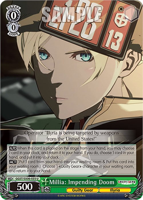 Millia: Impending Doom (GGST/SX06-035 U) - Guilty Gear -Strive-