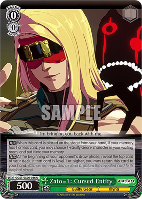 Zato=1: Cursed Entity (GGST/SX06-036 U) - Guilty Gear -Strive-