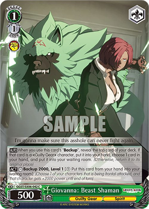 Giovanna: Beast Shaman (GGST/SX06-042 C) - Guilty Gear -Strive-
