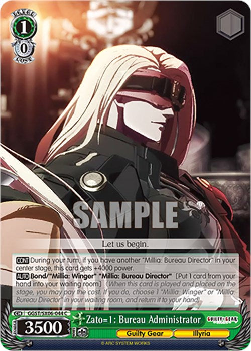 Zato=1: Bureau Administrator (GGST/SX06-044 C) - Guilty Gear -Strive-