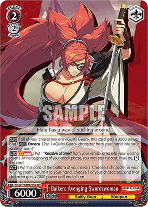 Baiken: Avenging Swordswoman (GGST/SX06-052 RR) - Guilty Gear -Strive-