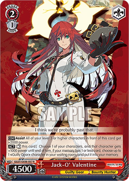 Jack-O' Valentine (GGST/SX06-057 R) - Guilty Gear -Strive-
