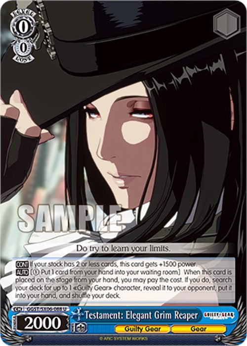 Testament: Elegant Grim Reaper (GGST/SX06-088 U) - Guilty Gear -Strive-
