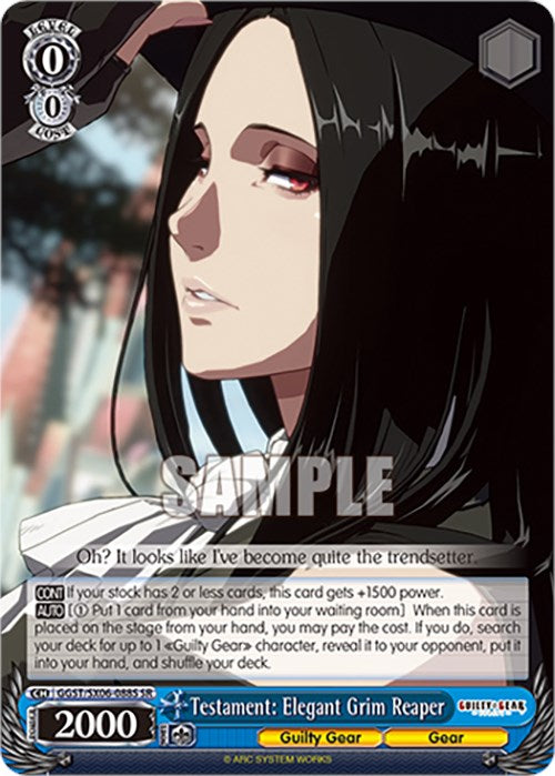Testament: Elegant Grim Reaper (SR) (GGST/SX06-088S SR) - Guilty Gear -Strive-