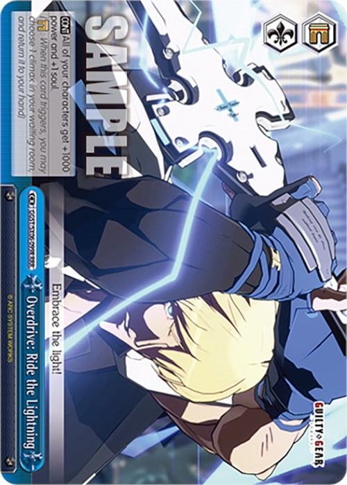 Overdrive: Ride the Lightning (RRR) (GGST/SX06-099R RRR) - Guilty Gear -Strive-