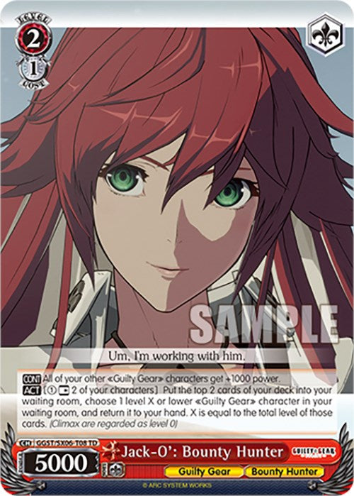 Jack-O': Bounty Hunter (GGST/SX06-T08 TD) - Guilty Gear -Strive-