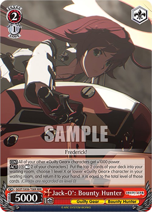 Jack-O': Bounty Hunter (RRR) (GGST/SX06-T08R RRR) - Guilty Gear -Strive-