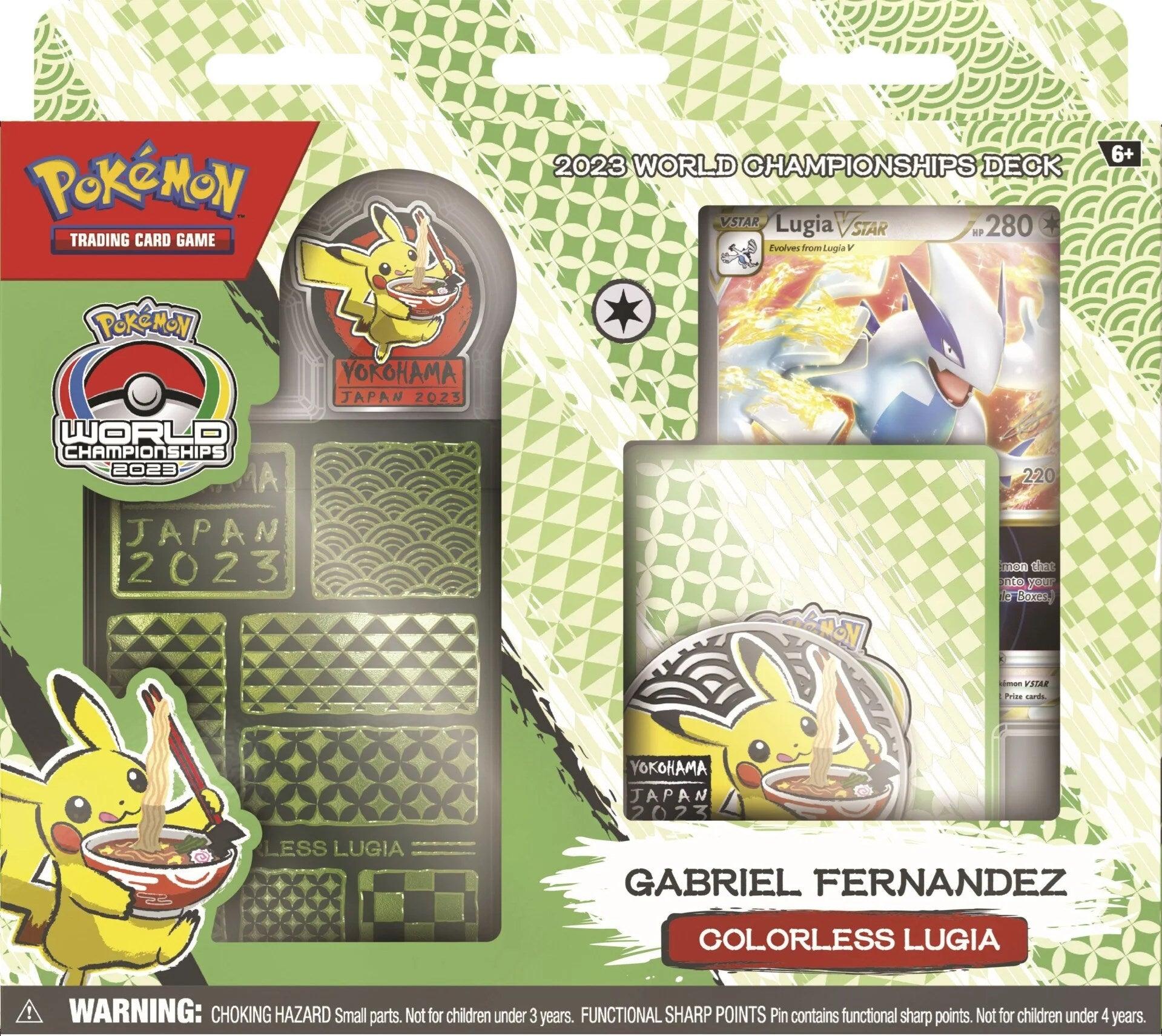 2023 World Championship Deck (Colorless Lugia - Gabriel Fernandez) - Josh's Cards