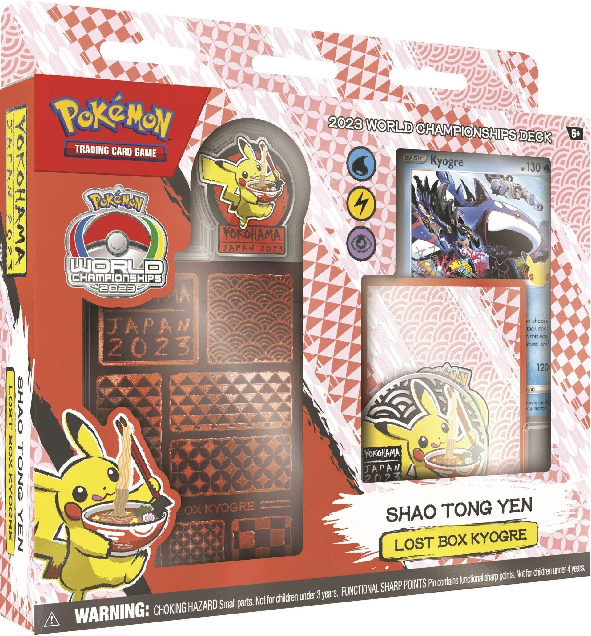 2023 World Championship Deck (Lost Box Kyogre - Shao Tong Yen) - Josh's Cards