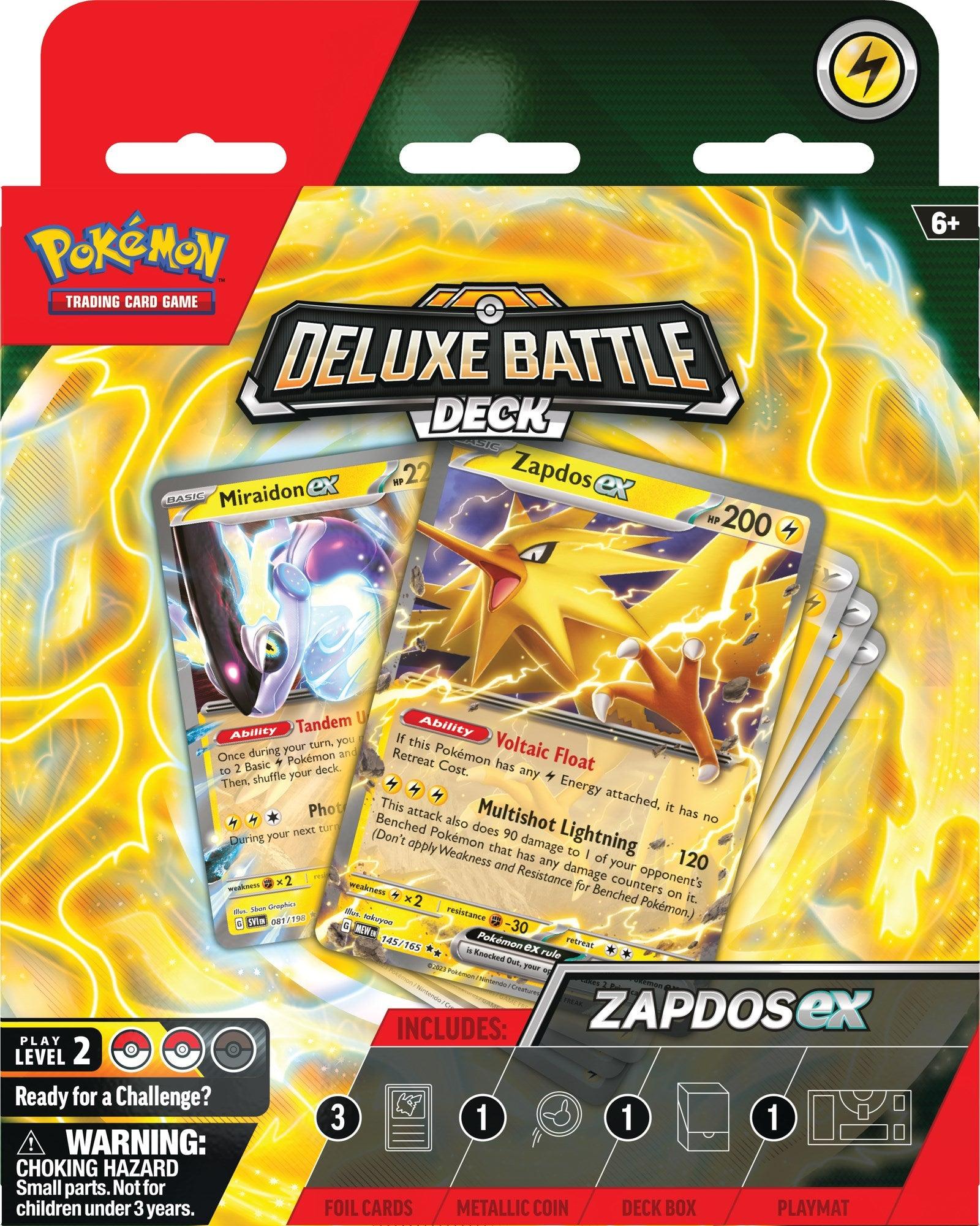 Deluxe Battle Deck (Zapdos ex) - Josh's Cards