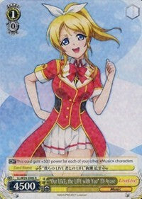 "Our LIVE, the LIFE with You" Eli Ayase (LL/W24-E005 RR) - Love Live!