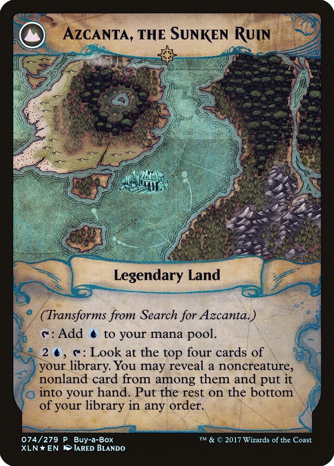 Search for Azcanta // Azcanta, the Sunken Ruin (BABP-074) - XLN Treasure Chest: (compasslanddfc) Foil