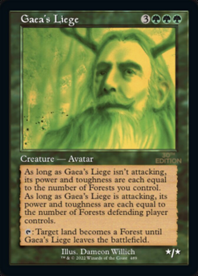 Gaea's Liege (Retro Frame) (30A-489) - 30th Anniversary Edition