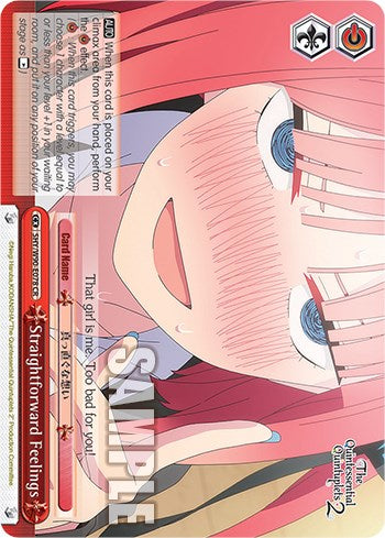 Straightforward Feelings (5HY/W90-E078 CR) - The Quintessential Quintuplets 2