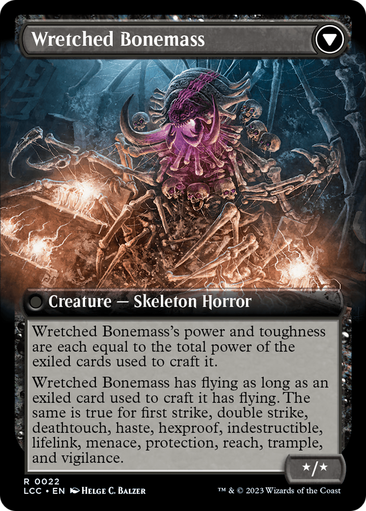 Altar of the Wretched // Wretched Bonemass (LCC-022) - The Lost Caverns of Ixalan Commander: (Extended Art)