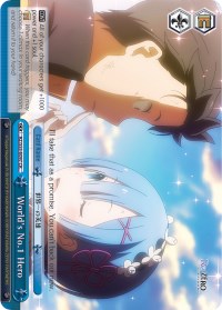 World's No.1 Hero (RZ/S55-E097 CR) - Re:ZERO Vol.2