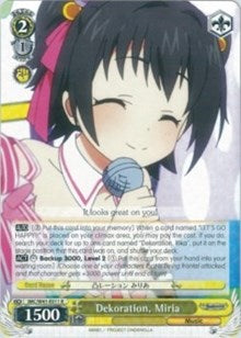 Dekoration, Miria (IMC/W41-E011 R) - The iDOLM@STER Cinderella Girls