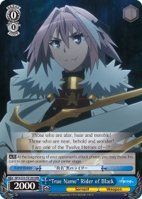 "True Name" Rider of Black (RRR) (APO/S53-TE13R RRR) - Fate/Apocrypha