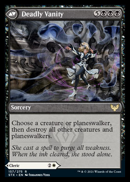 Selfless Glyphweaver // Deadly Vanity (STX-157) - Strixhaven: School of Mages