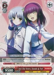 Just Like Sisters, Kanade & Yuri (AB/W31-TE20 TD) - Angel Beats! Re:Edit