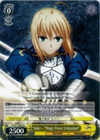 Saber - "Magic Power Unleashed" (FZ/S17-E007 R) - Fate/Zero