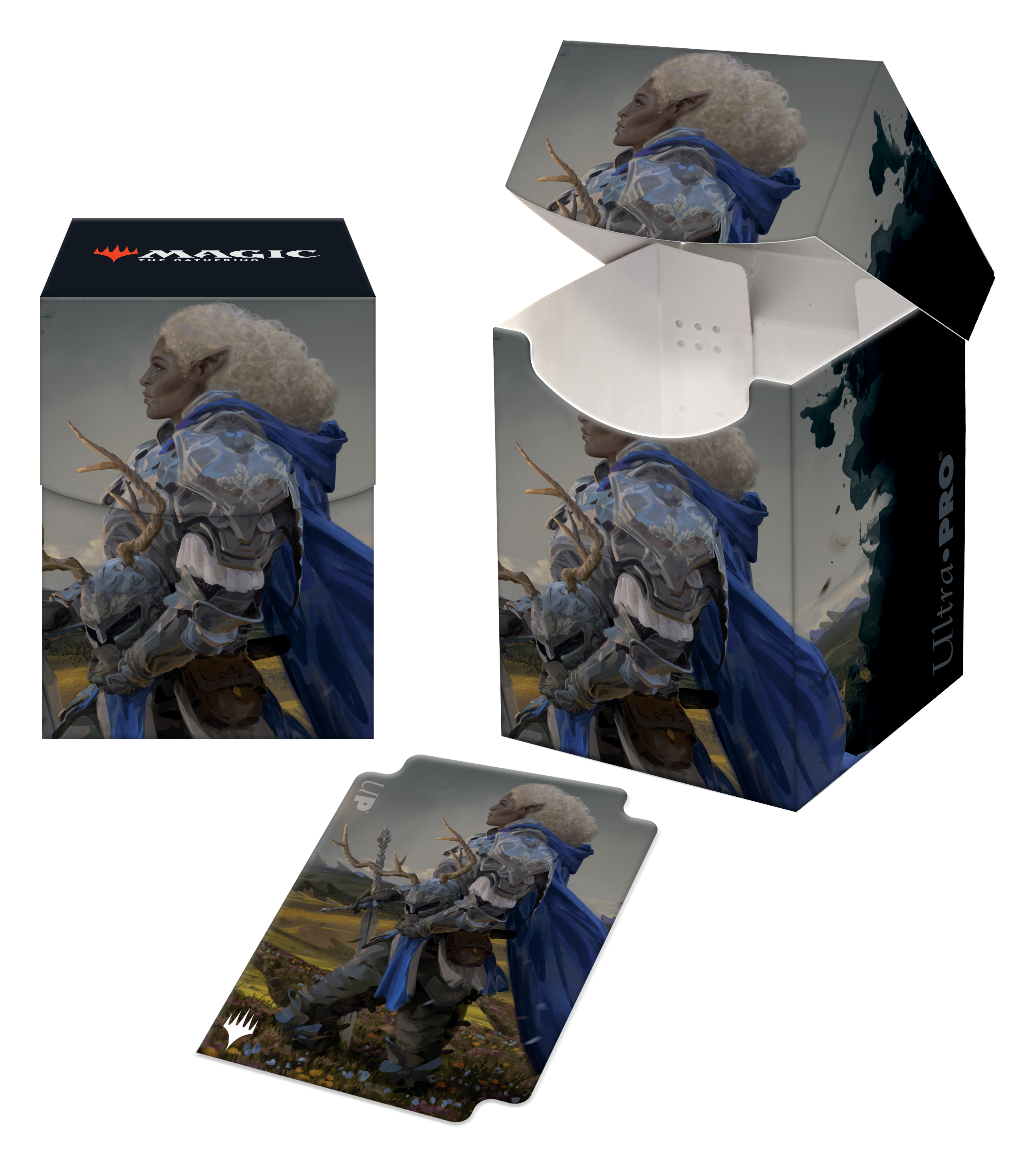 Ultra PRO: 100+ Deck Box / 100ct Sleeves - Adventures in the Forgotten Realms Commander (Galea, Kindler of Hope)