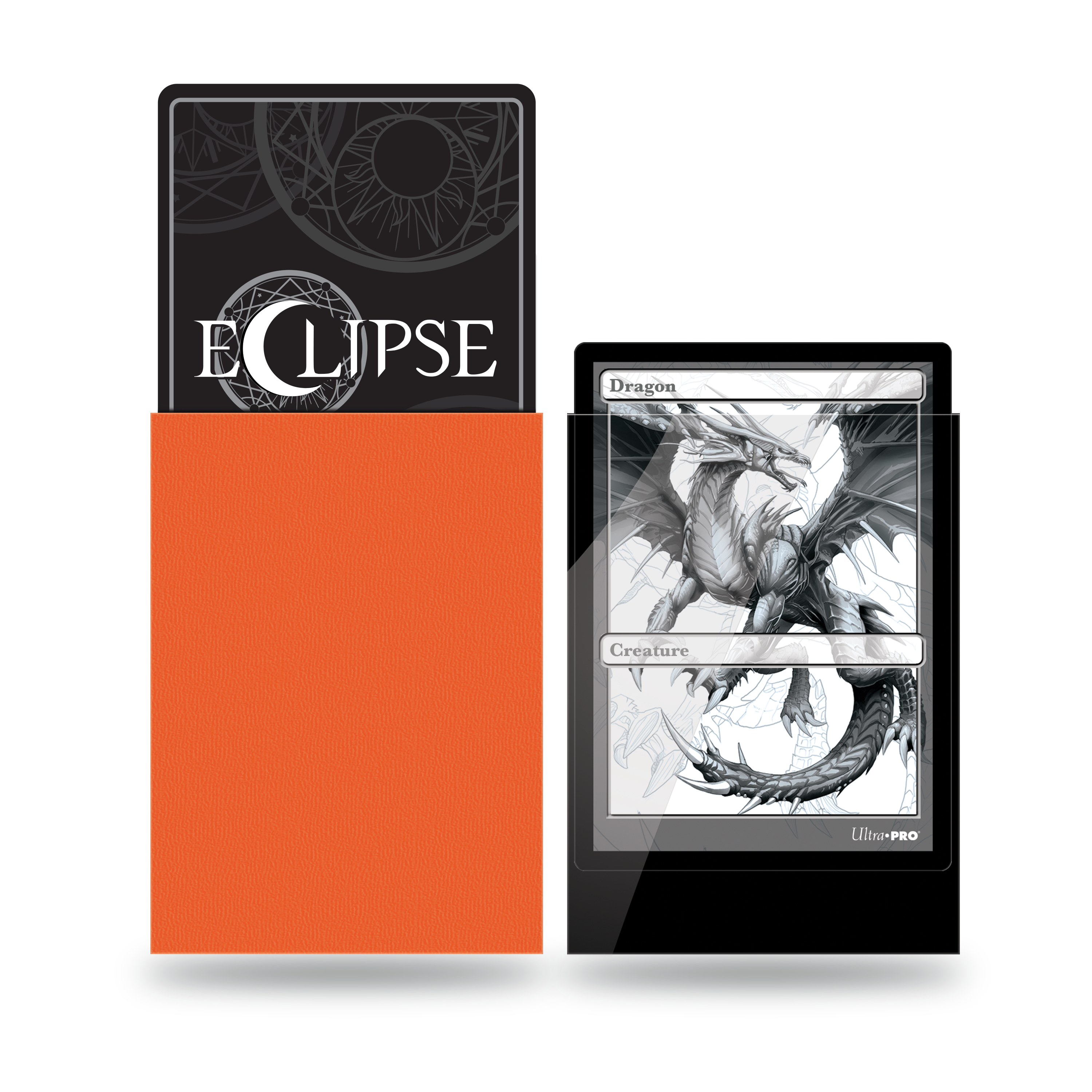 Ultra PRO: Standard 100ct Sleeves - Eclipse Gloss (Pumpkin Orange)