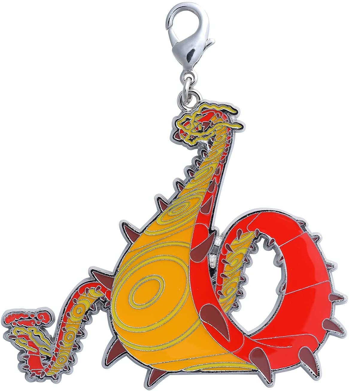 Pokemon Center Original: Gigantamax Centiskorch Metal Keychain