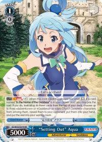 "Setting Out" Aqua (KS/W55-E079 RR) - KonoSuba 2