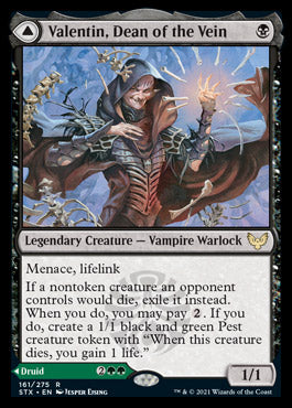 Valentin, Dean of the Vein // Lisette, Dean of the Root (STX-161) - Strixhaven: School of Mages