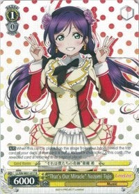 "That's Our Miracle" Nozomi Tojo (LL/EN-W01-017 R) - Love Live! DX