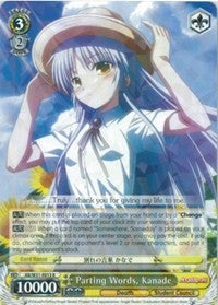 Parting Words, Kanade (AB/W31-E013 R) - Angel Beats! Re:Edit