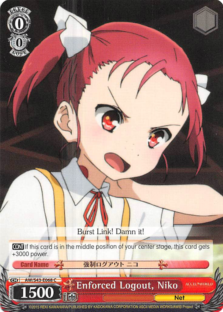 Enforced Logout, Niko (AW/S43-E068 C) - Accel World -Infinite Burst-