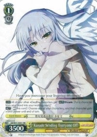 Kanade Sending Everyone Off (AB/W31-E001 RR) - Angel Beats! Re:Edit