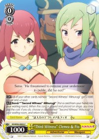 "Third Witness" Clemea & Fio (KS/W55-E022 C) - KonoSuba 2