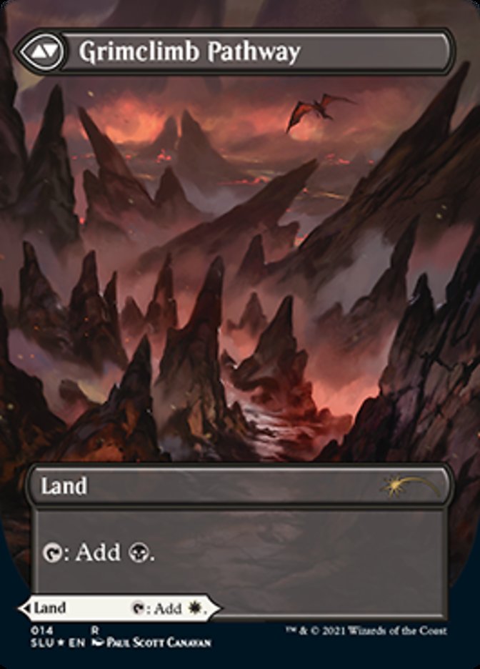 Brightclimb Pathway // Grimclimb Pathway (SLU-014) - Secret Lair: Ultimate Edition: (Showcase) (Borderless) Foil