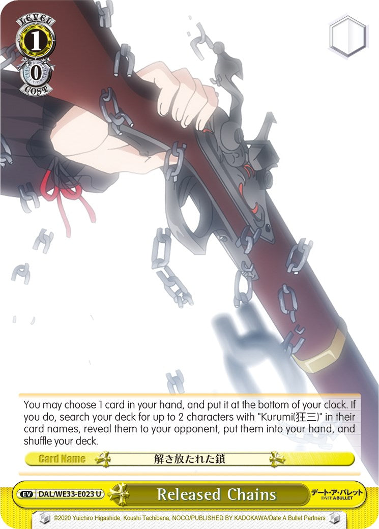 Released Chains (DAL/WE33-E023 U) - Date A Bullet