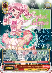 "The Fruits of Labor" Aya Maruyama (SSP) (BD/W63-E049SSP SSP) - BanG Dream! Girls Band Party! Vol.2