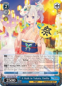 A Walk in Yukata, Emilia (RZ/S55-PE05 PR) - Re:ZERO Vol.2