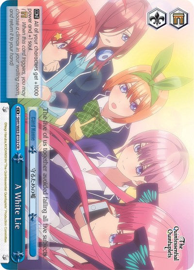 A White Lie (5HY/W83-E132 CR) - The Quintessential Quintuplets