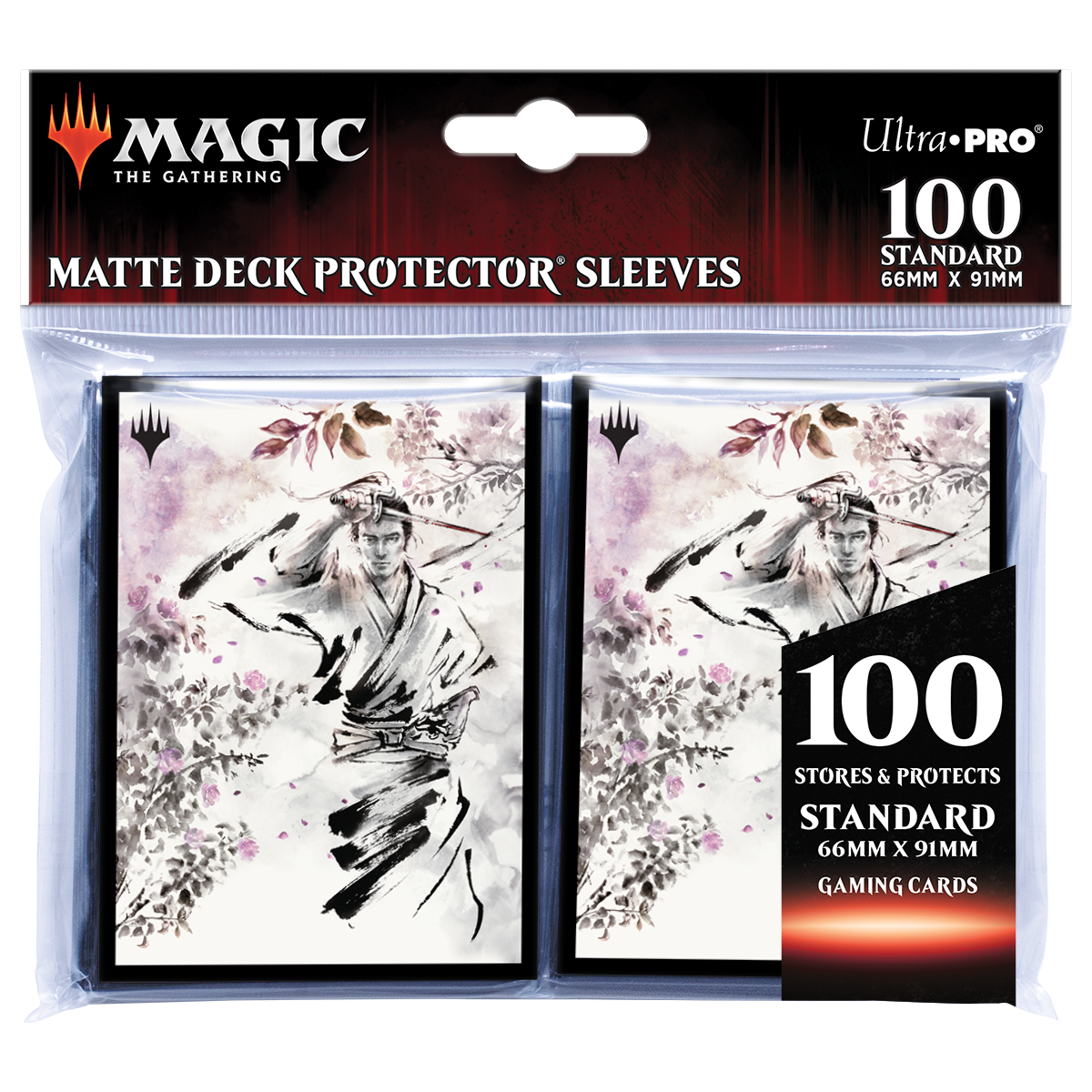 Ultra PRO: Standard 100ct Sleeves - Kamigawa Neon Dynasty (Toshiro Ume Ultra PRO: Standard 100ct Sleeves - Kamigawa Neon Dynasty (Toshiro Ume