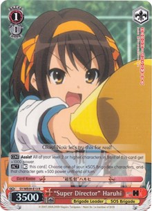 "Super Director" Haruhi (Foil) (SY/WE09-E13) - The Melancholy of Haruhi Suzumiya Extra Booster