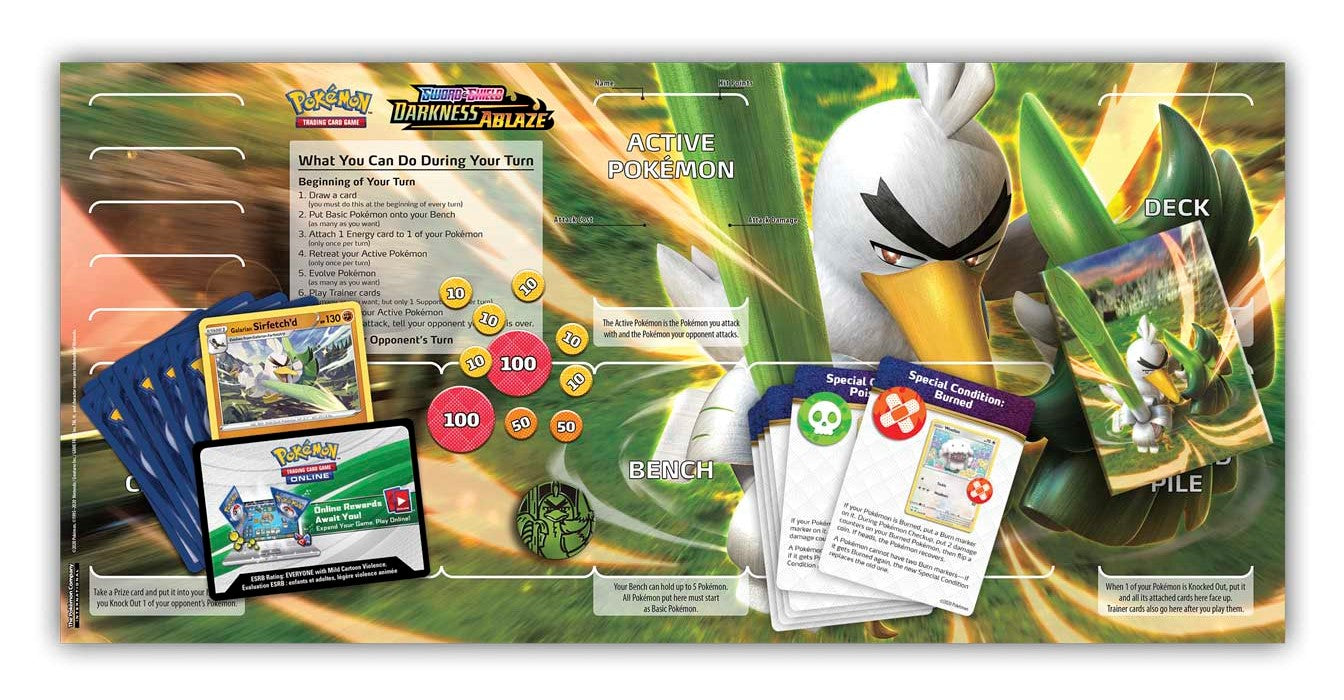Sword & Shield: Darkness Ablaze - Theme Deck (Galarian Sirfetch'd)