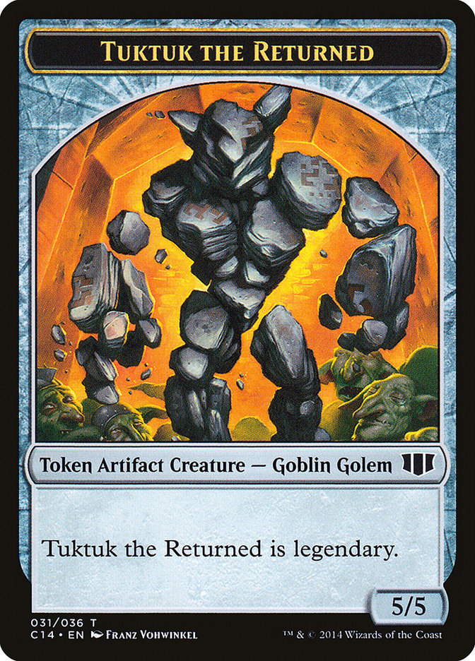 Daretti, Scrap Savant Emblem (C14-036) - Commander 2014 Tokens