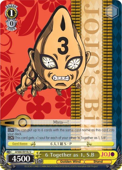 6 Together as 1, S.B (C) (JJ/S66-E014c U) - JoJo's Bizarre Adventure: Golden Wind