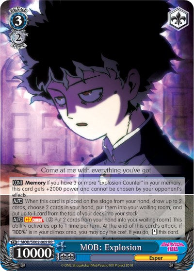MOB: Explosion (MOB/SX02-069 RR) - Mob Psycho 100