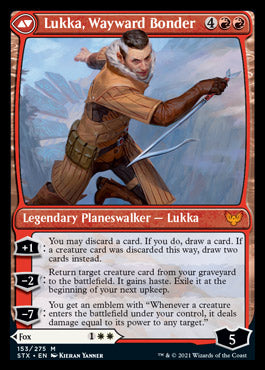 Mila, Crafty Companion // Lukka, Wayward Bonder (STX-153) - Strixhaven: School of Mages