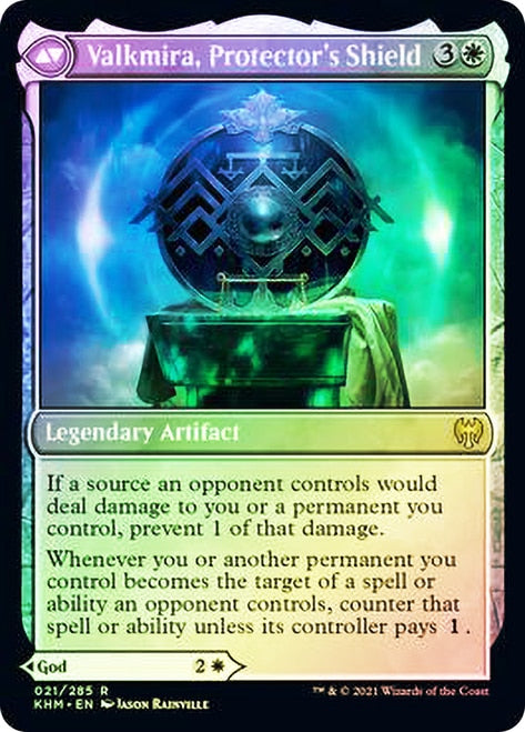 Reidane, God of the Worthy // Valkmira, Protector's Shield (PRE-21S) - Kaldheim Promos Foil
